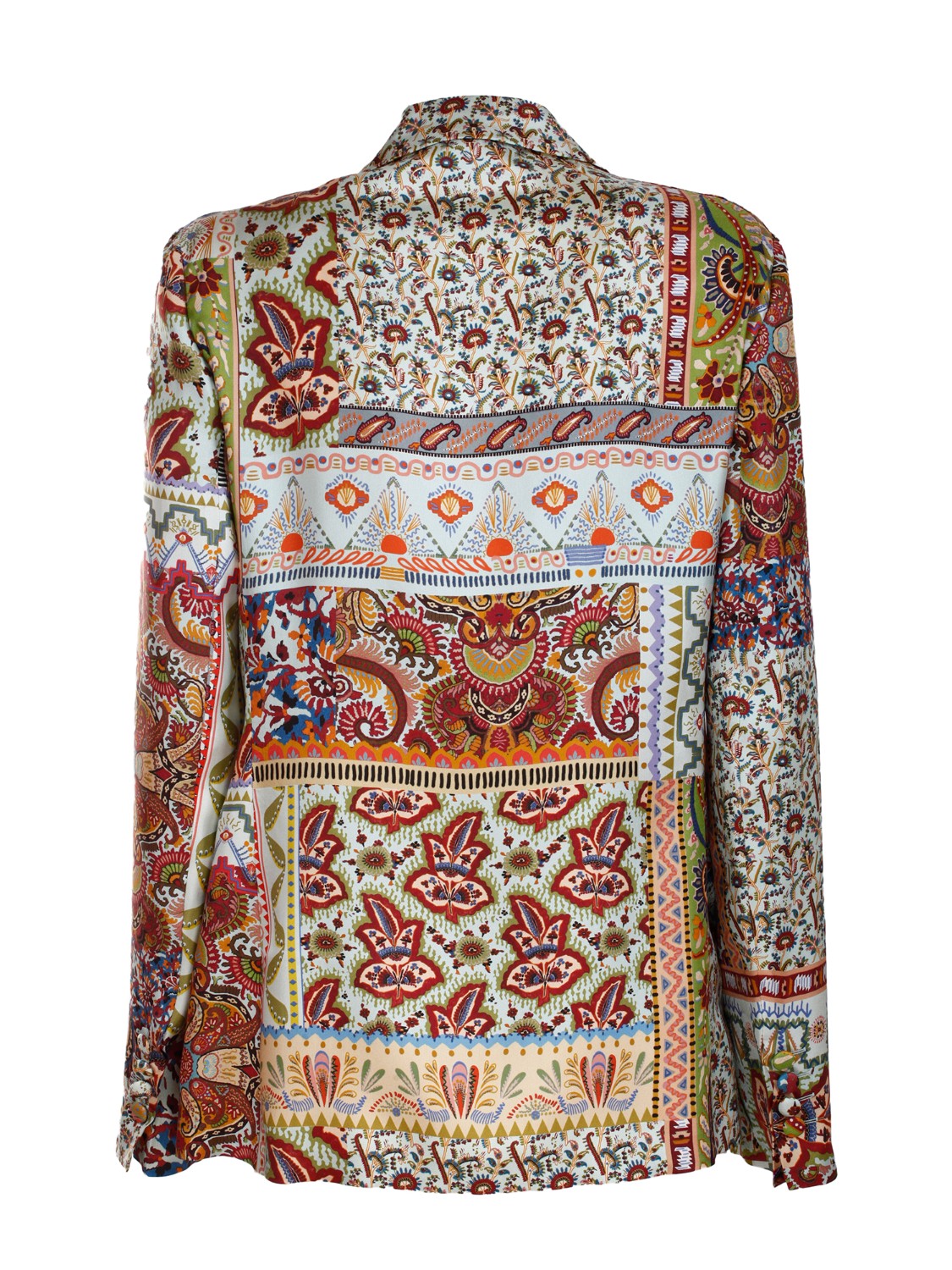 shop ETRO Saldi Giacca: Etro giacca in seta, decorata da una doppia stampa piazzata patchwork che accosta motivi geometrici, disegni floreali e Paisley ornamentali.
Vestibilità regular.
Rever classico.
Chiusura monopetto.
Bottoni in tessuto.
Taschino a filetto sul petto.
Tasche frontali a pattina.
Composizione: 100% seta.
Made in Italy.. 19131 1896-0250 number 2375221